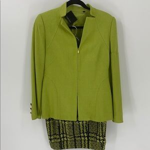 Carlisle TWEED lime green jacket